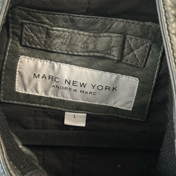 Good Preowned Condition Men's Marc New York by Andrew Marc Leather Jacket. - Picture 7 of 15